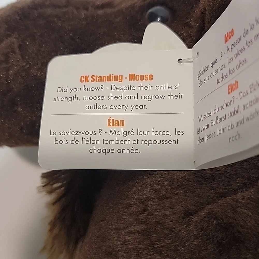 WILD Republic Moose Stuffed Animal Toy, 14